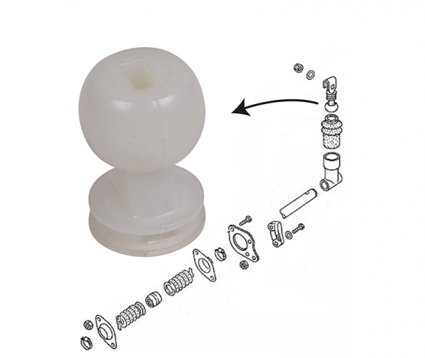 Gearshift-lever-ball-plastic-VW-Bus-T3-251711131C